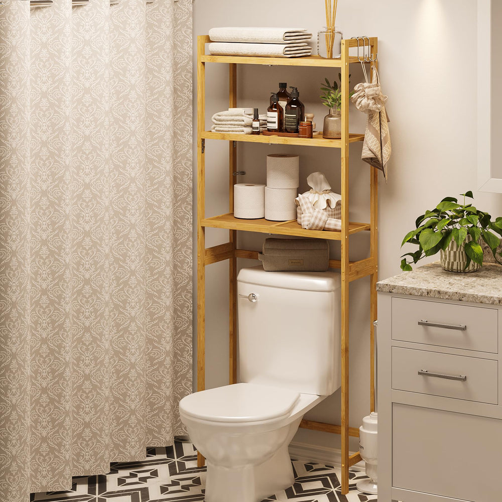 3 - Tier Over The Toilet Storage Organizer - From Where - 