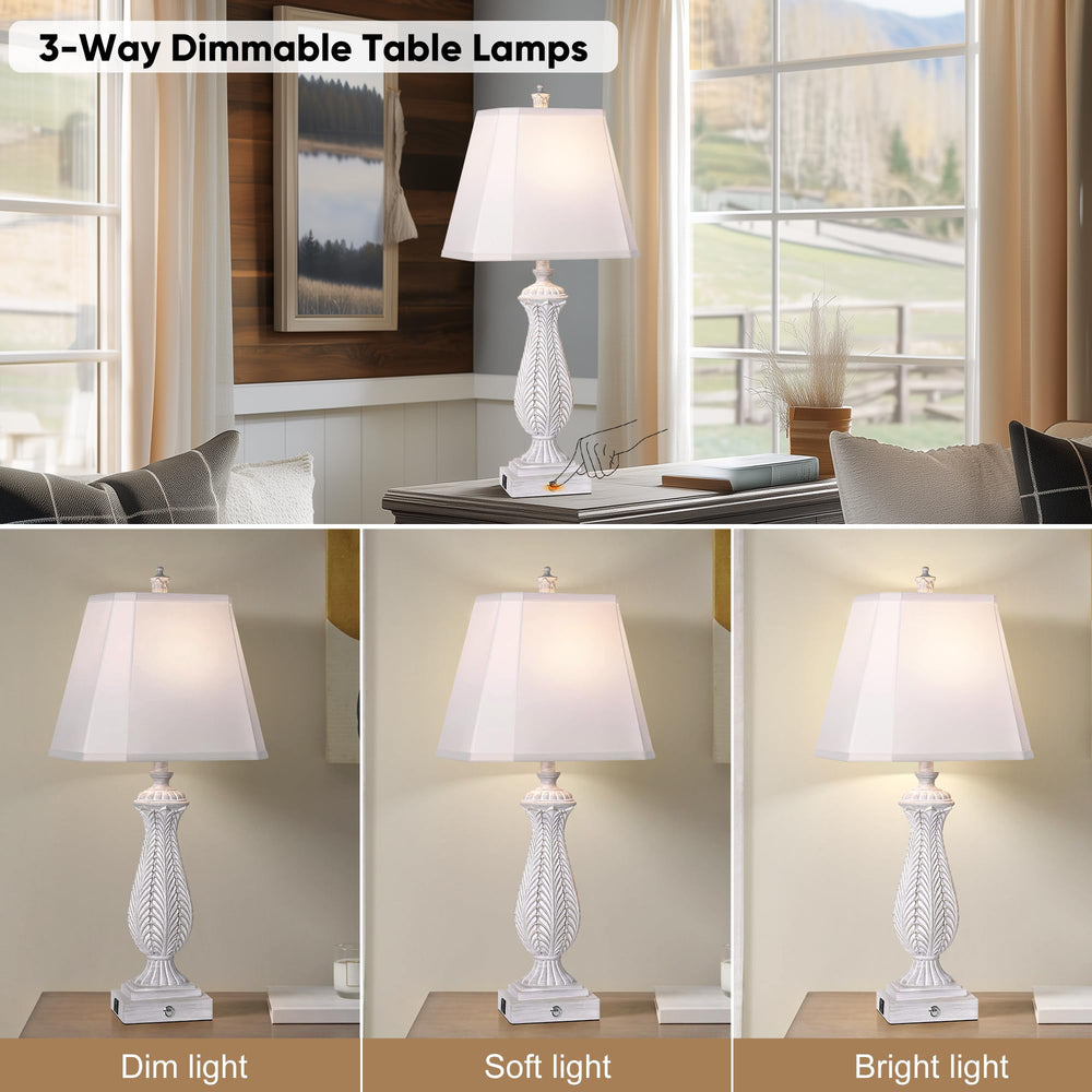 Honeywell Foldable Modern Desk Lamp with USB A C Charging Port, White - HWT-H01W Honeywell Foldable Modern Desk Lamp with USB A C Charging Port, White - HWT-H01W