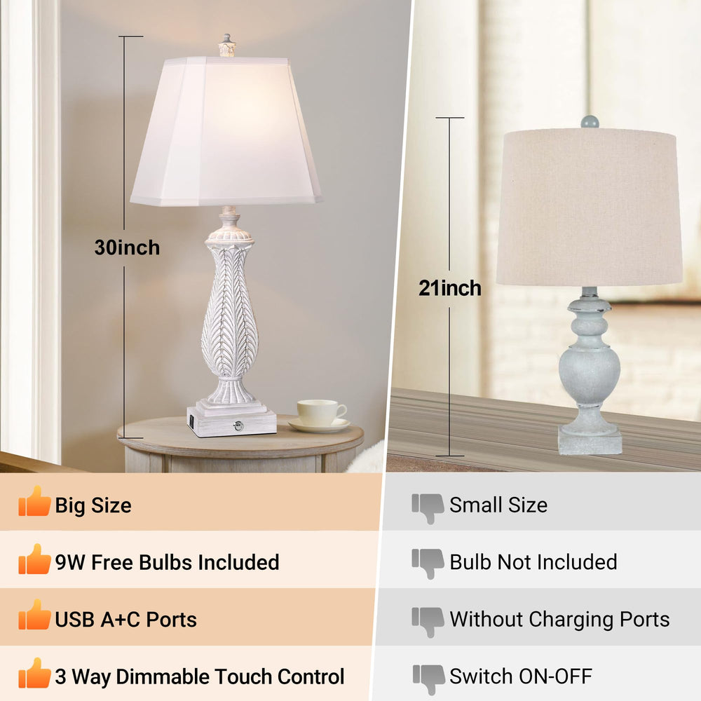 3 - Way Dimmable Table Lamps for Bedrooms - From Where - 