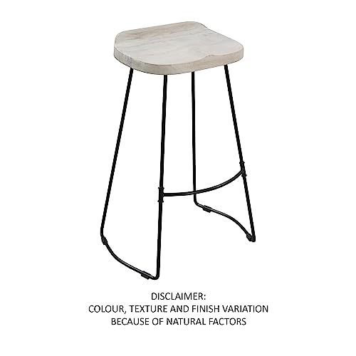 30 - Inch Handcrafted Backless Barstool - From Where - 