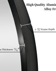 30 inch Round Black Mirror - From Where - 