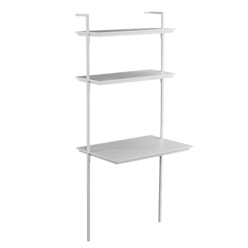 30 Inch White Wall Mount Desk - From Where - 