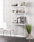 30 Inch White Wall Mount Desk - From Where - 