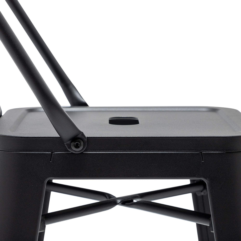 30" Metal Bar Stools with Backs - From Where - 