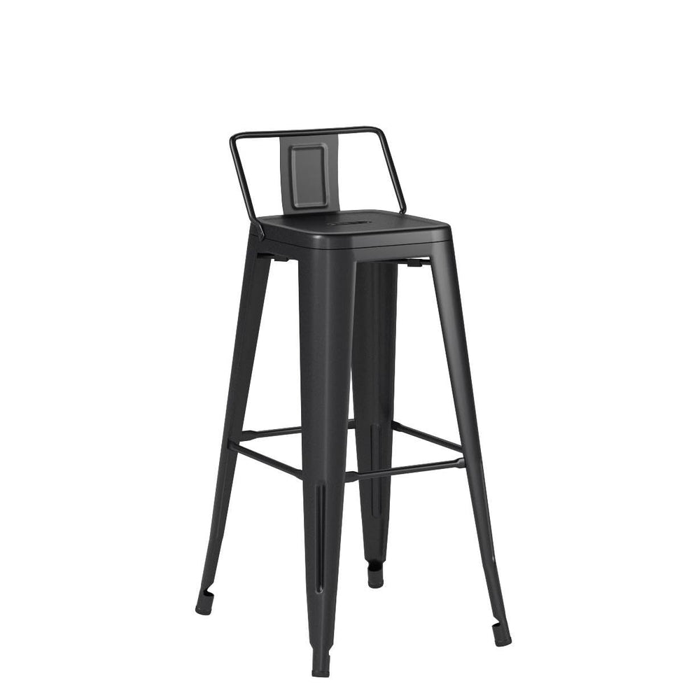 30" Metal Bar Stools with Backs - From Where - 