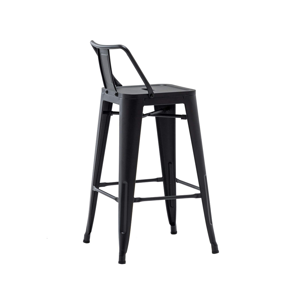 30" Metal Bar Stools with Backs - From Where - 