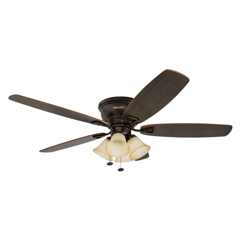 https://www.walmart.com/ip/52-Honeywell-Glen-Alden-Oil-Rubbed-Bronze-Hugger-Ceiling-Fan-with-4-Light/137949099