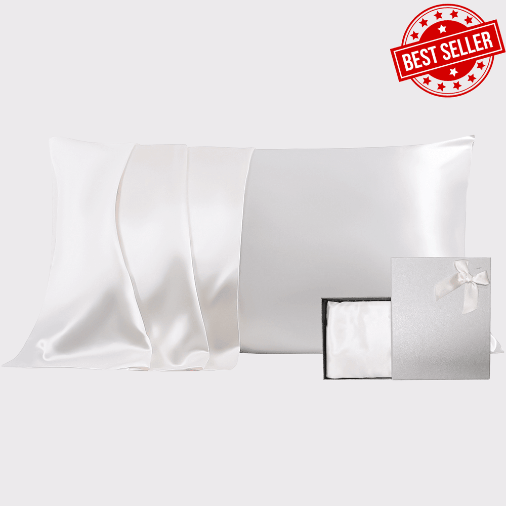 30mm 6A+ Mulberry Silk Pillowcase With Zipper - From Where Finds - 