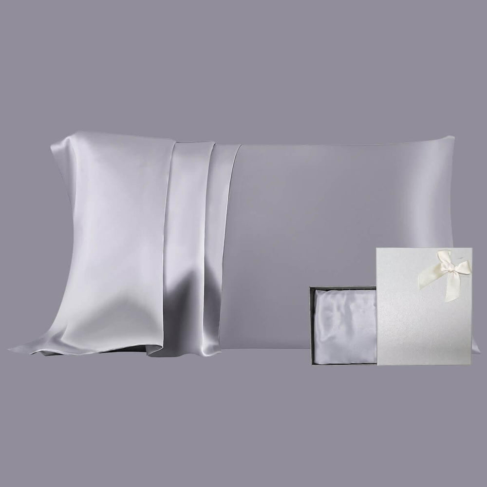 30mm 6A+ Mulberry Silk Pillowcase With Zipper - From Where Finds - 