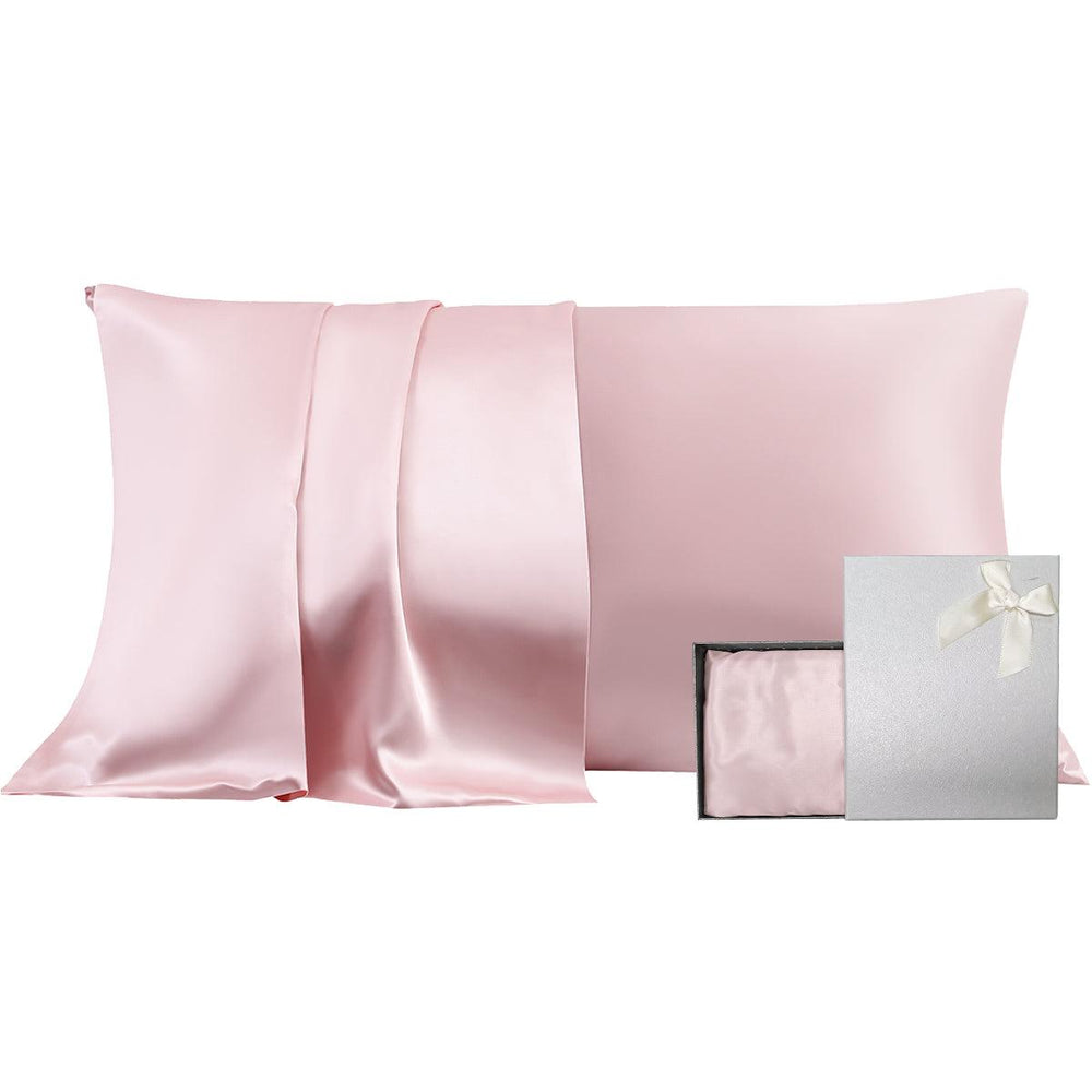 30mm 6A+ Mulberry Silk Pillowcase With Zipper - From Where Finds - 