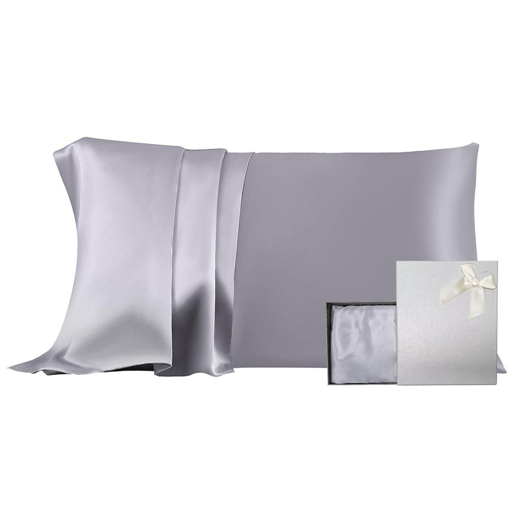 30mm 6A+ Mulberry Silk Pillowcase With Zipper - From Where Finds - 