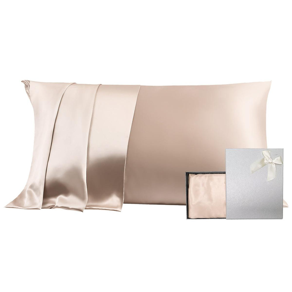 30mm 6A+ Mulberry Silk Pillowcase With Zipper - From Where Finds - 