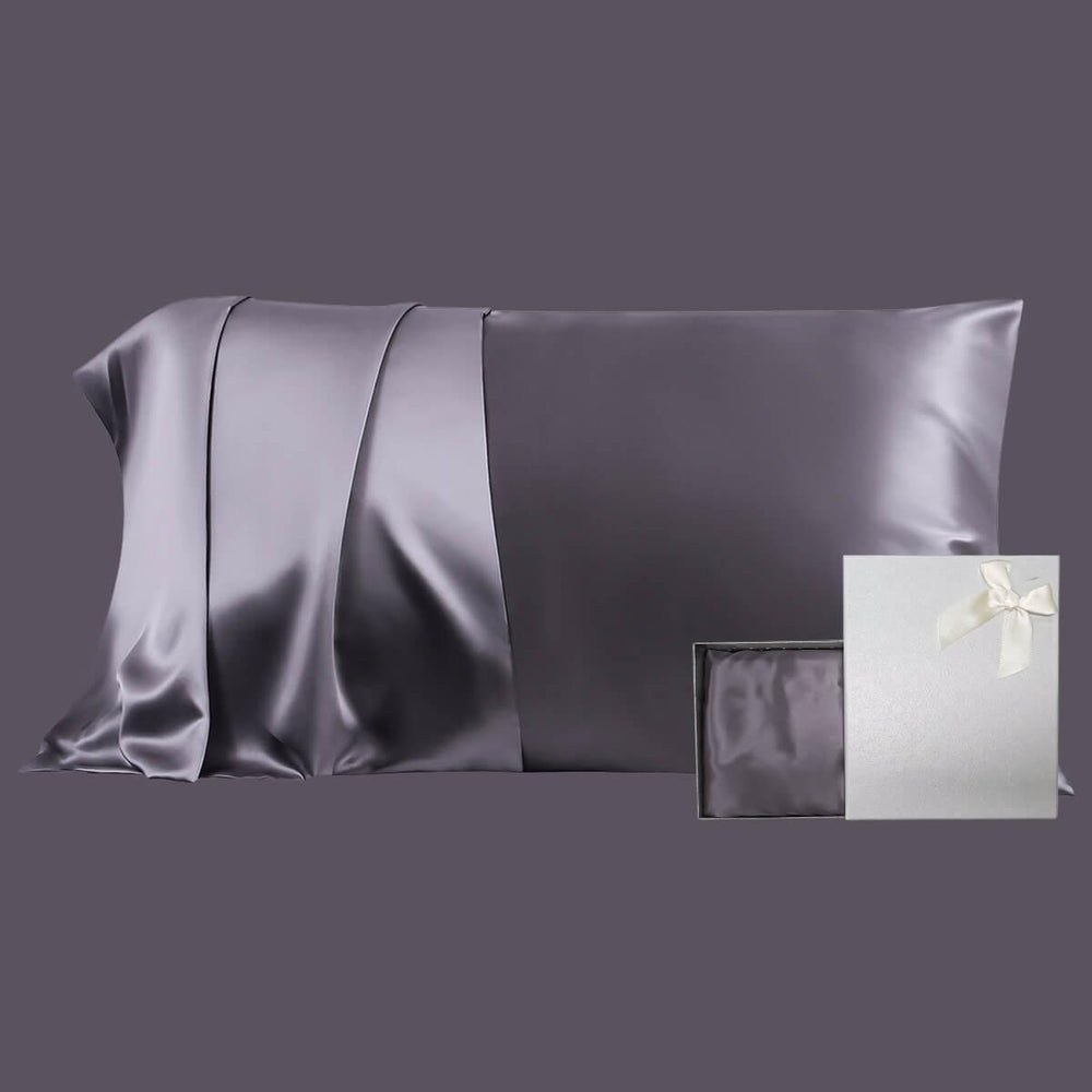 30mm 6A+ Mulberry Silk Pillowcase With Zipper - From Where Finds - 