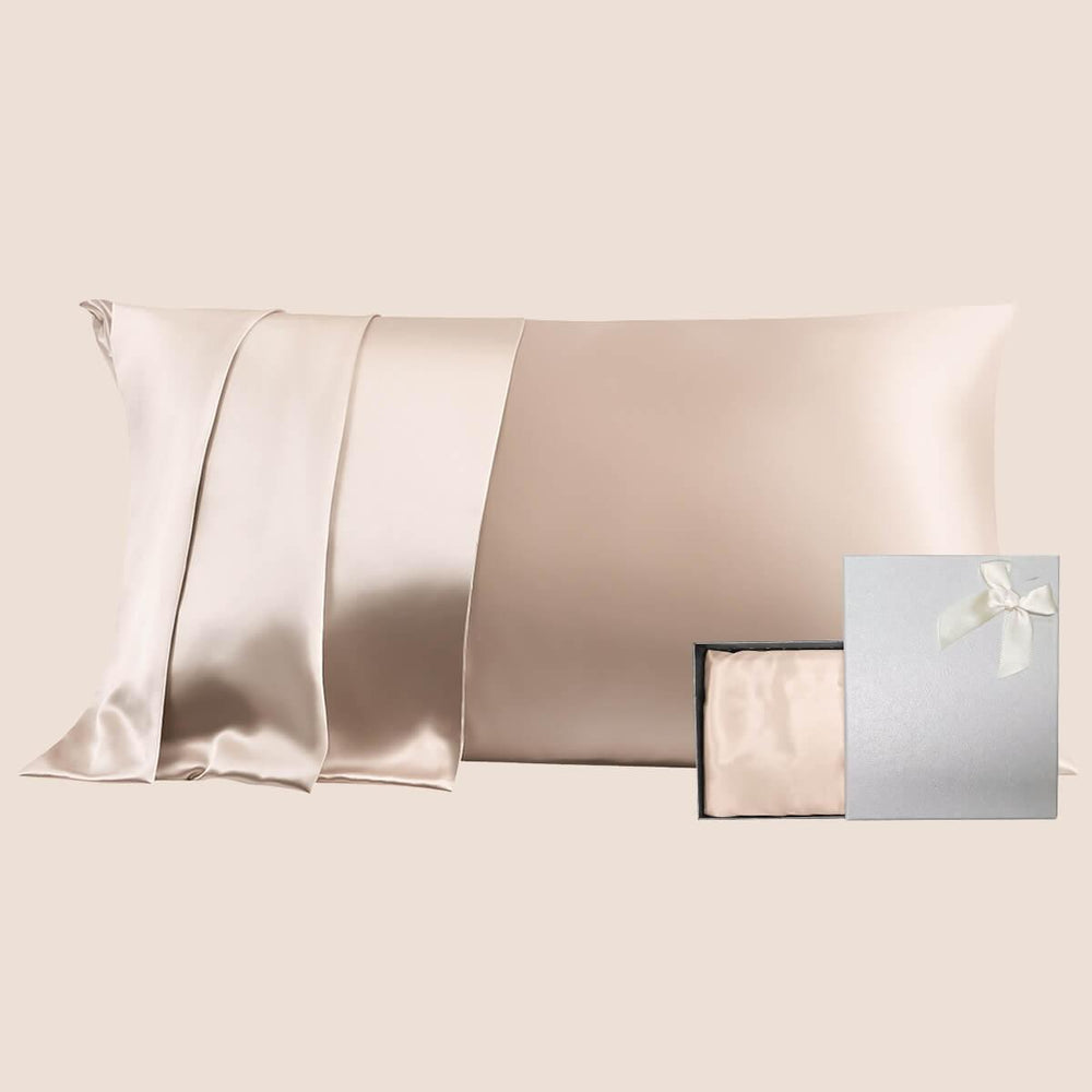 30mm 6A+ Mulberry Silk Pillowcase With Zipper - From Where Finds - 