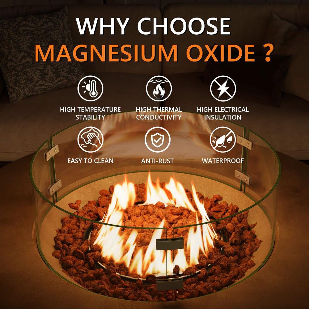 31.5 Inch Round Outdoor Fire Pit - From Where - 