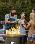 31.5 Inch Round Outdoor Fire Pit - From Where - 