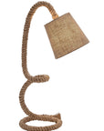 32" Handmade Rope Desk Lamp - From Where - 