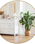 36 inch Gold Circle Mirror - From Where - 