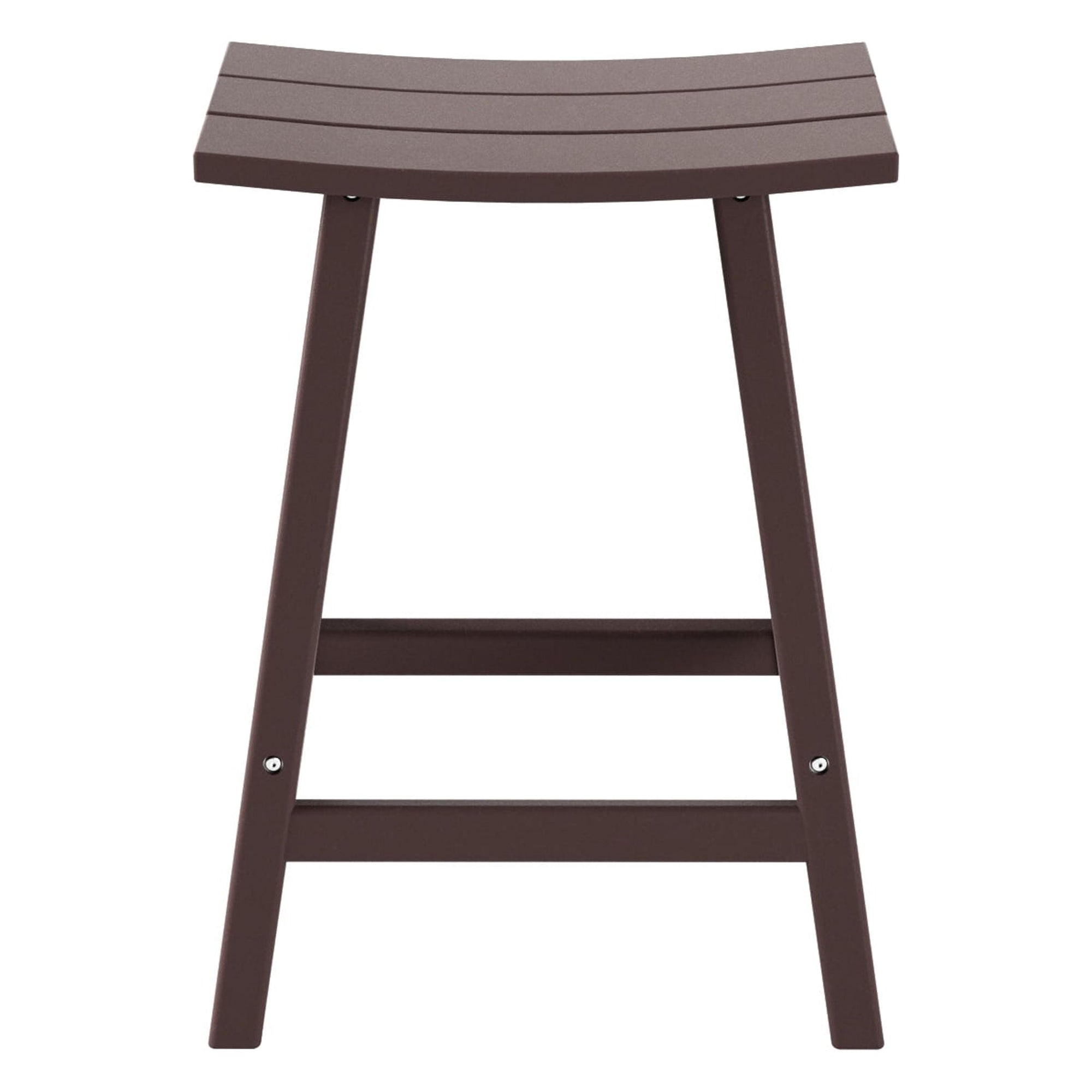 WestinTrends Outdoor Patio Counter Height Bar Stools Bistro Bar Table Set, Dark Brown