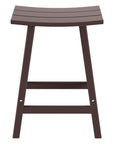 WestinTrends Outdoor Patio Counter Height Bar Stools Bistro Bar Table Set, Dark Brown