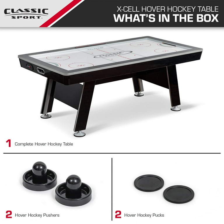 Classic Sport X-Cell 84" Air Hockey Table with LED Scoring