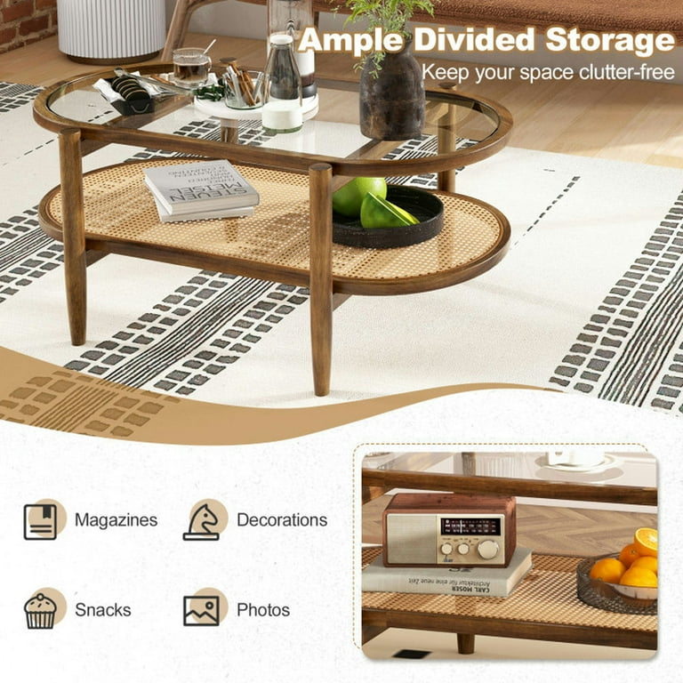 https://www.walmart.com/ip/Resenkos-2-Tier-Coffee-Table-with-Tempered-Glass-Tabletop-and-Acacia-Wood-Frame-Modern-Coffee-Table-for-Living-Room-Office-Reception/7597864542