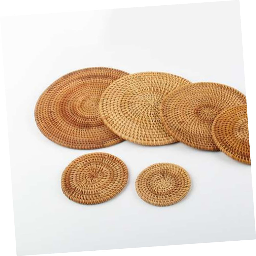 3pcs Rattan Coaster Cup Coasters Cup Holder - From Where - 