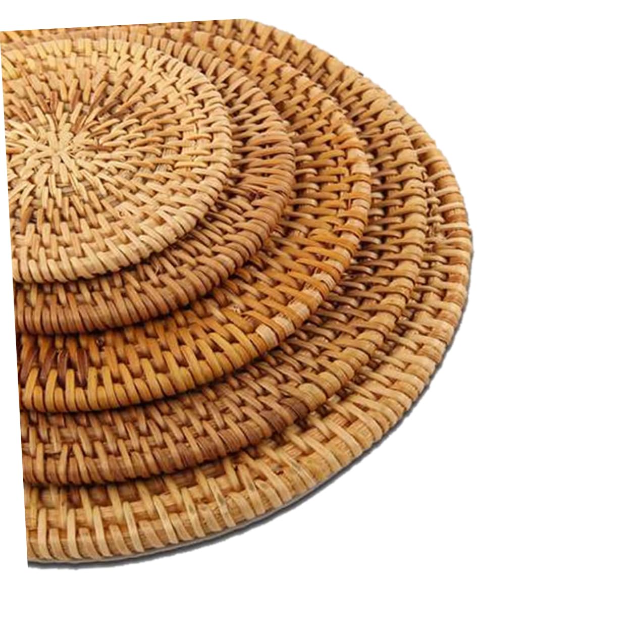 3pcs Rattan Coaster Cup Coasters Cup Holder - From Where - 