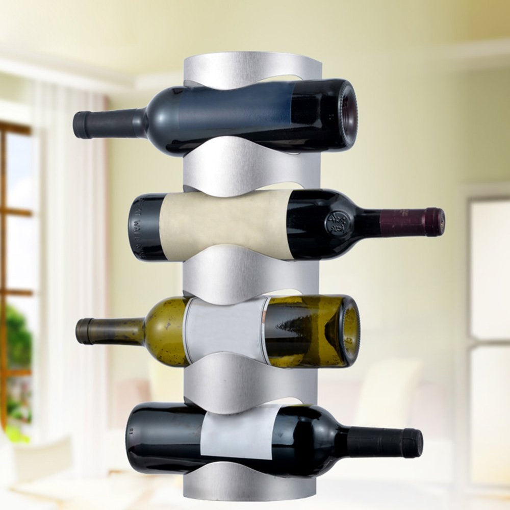 4 Bottles Wall Hanging Wine Rack - From Where - 