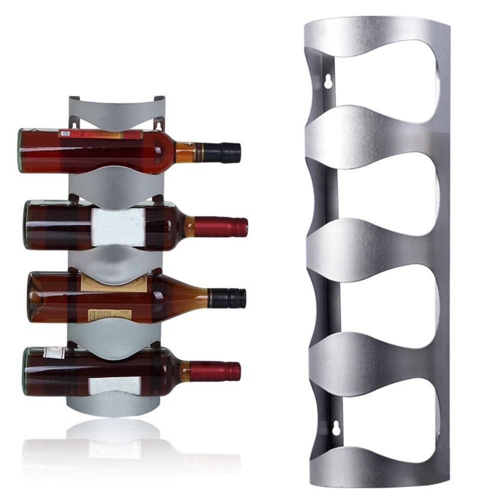 4 Bottles Wall Hanging Wine Rack - From Where - 