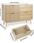 4 - Drawer Dresser Modern Closet - From Where - 