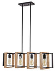 4 - Light Farmhouse Metal Chandelier - From Where - 