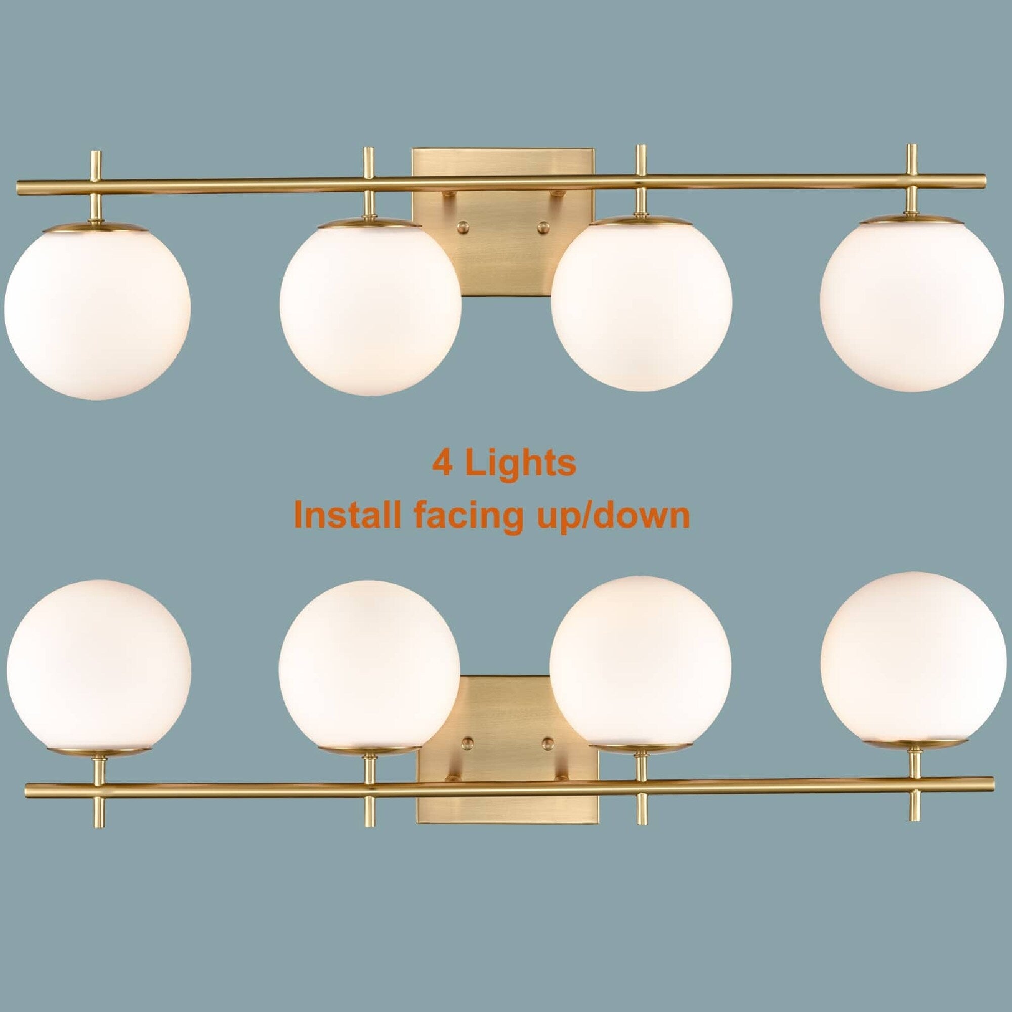 4 - Light Gold Armed Sconce - From Where - 