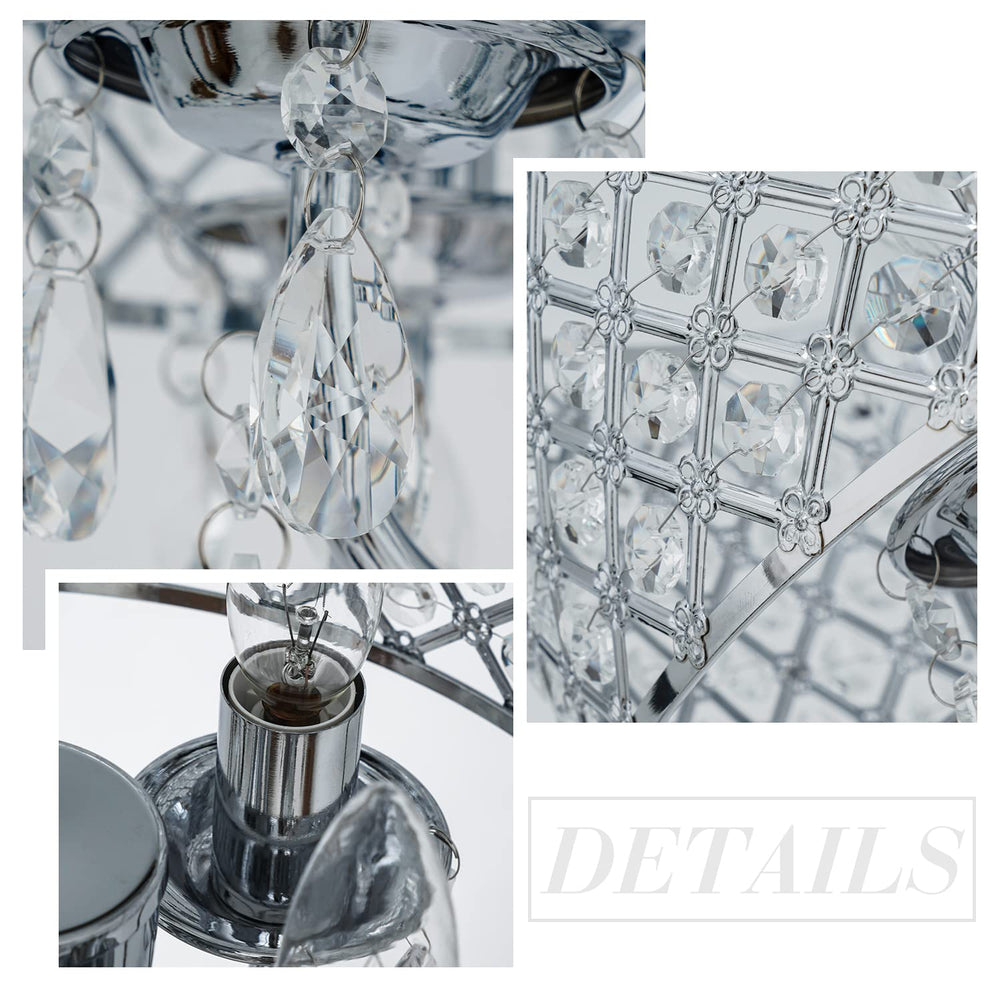 4 - Light Modern Crystal Chandelier - From Where - 