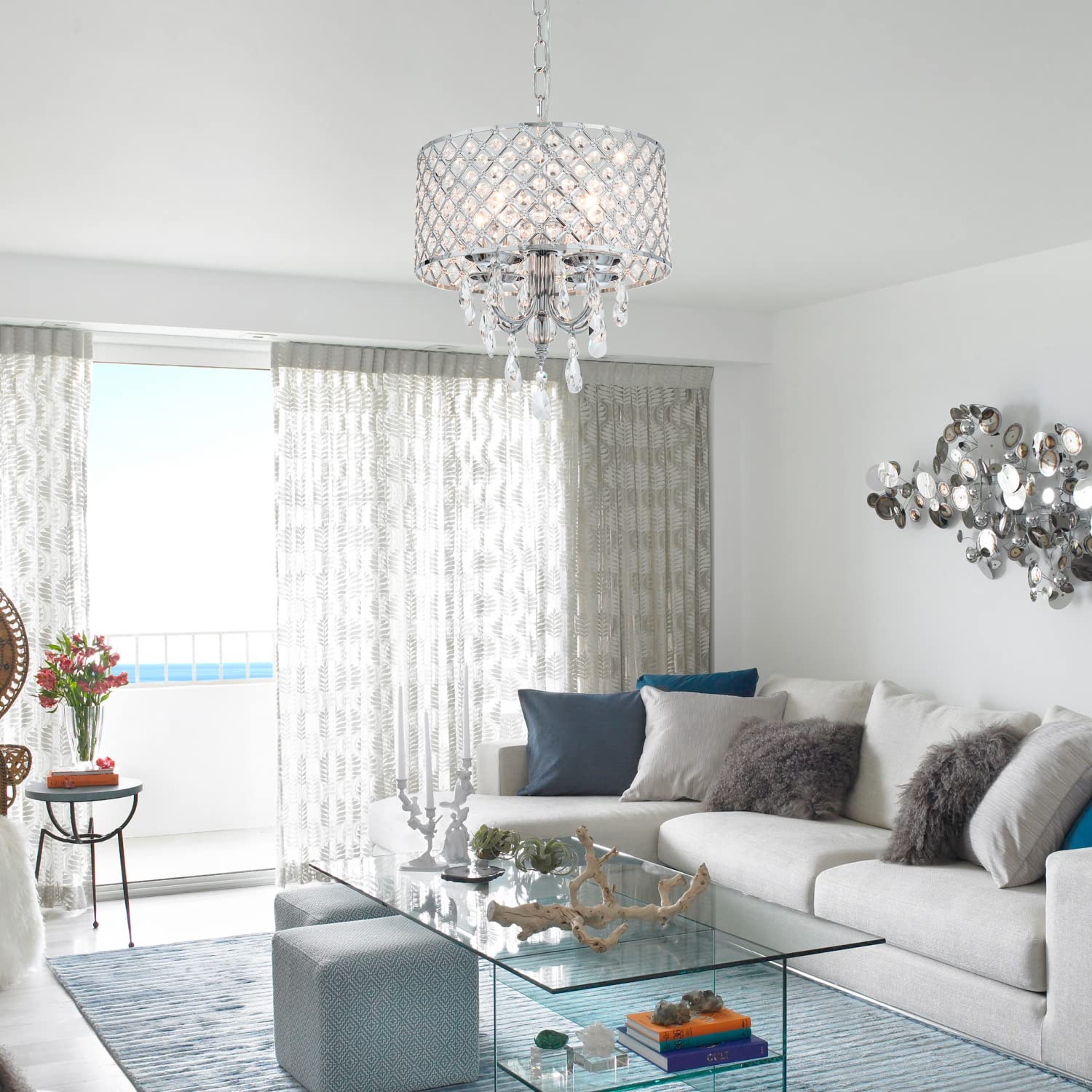 4 - Light Modern Crystal Chandelier - From Where - 