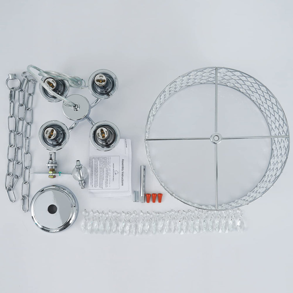 4 - Light Modern Crystal Chandelier - From Where - 