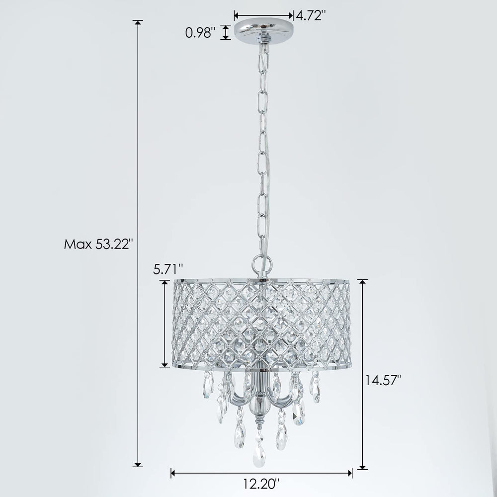 4 - Light Modern Crystal Chandelier - From Where - 