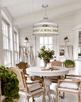 4 - Light Round Farmhouse Rustic Chandelier - From Where - 