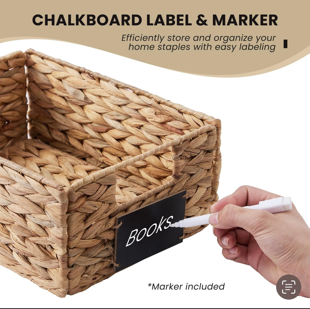 4 Pcs Wicker Water Hyacinth Baskets - From Where - 