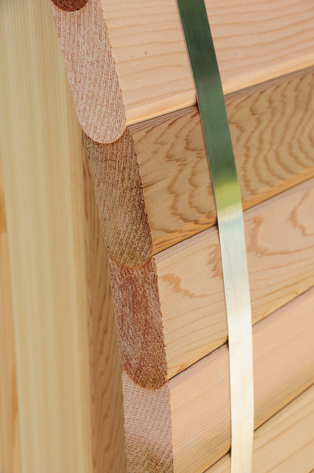 4 - Person Barrel Sauna in Rustic Cedar - From Where - 