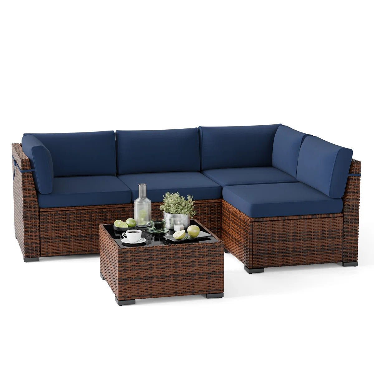 4 - Person Outdoor Seating with Cushions - From Where - 