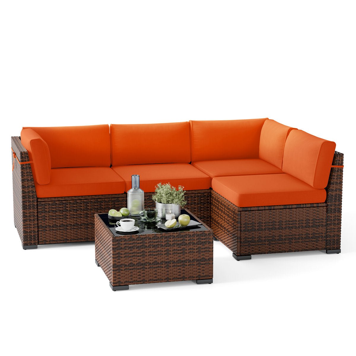 4 - Person Outdoor Seating with Cushions - From Where - 
