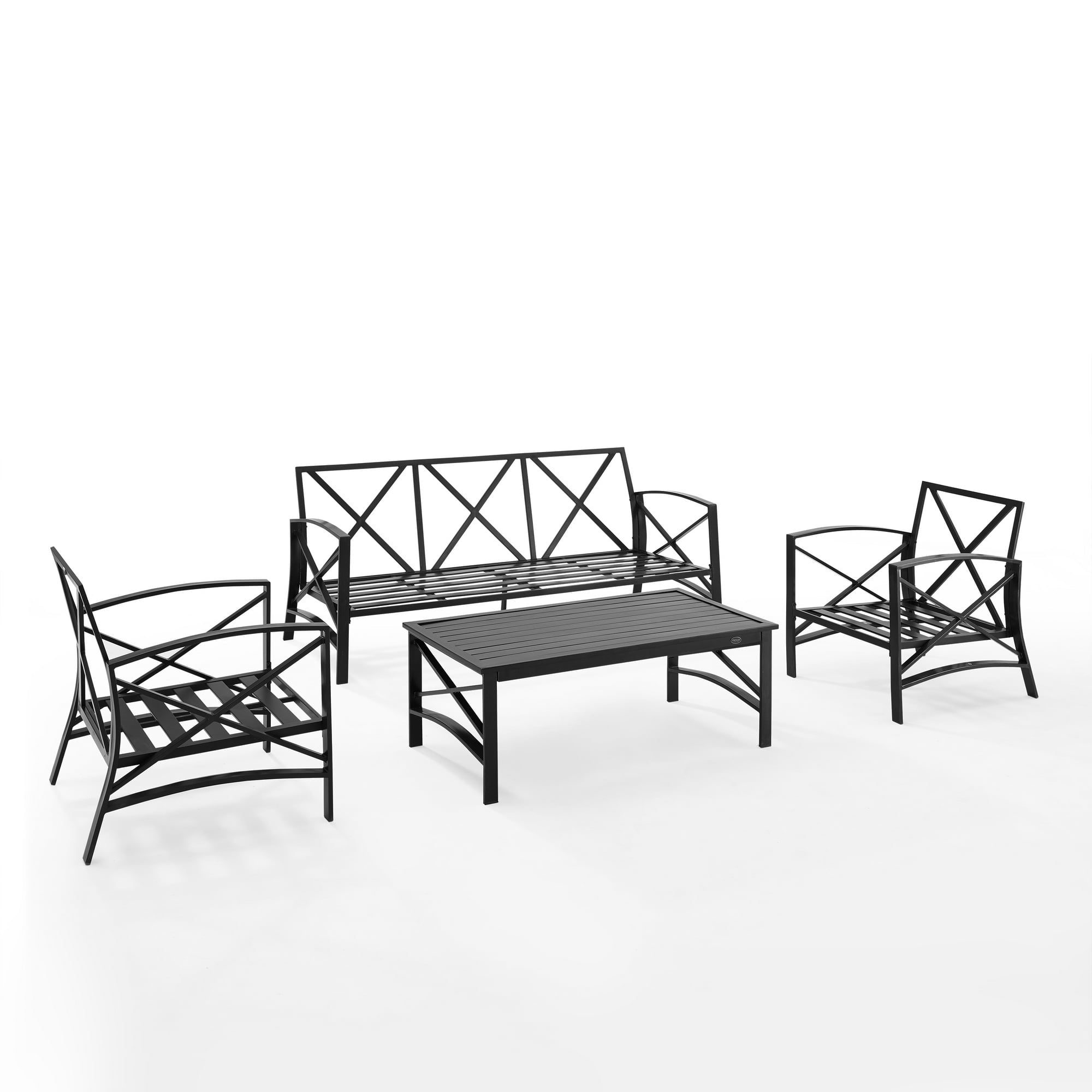 4 - Piece Metal Outdoor Sofa Set - From Where - 