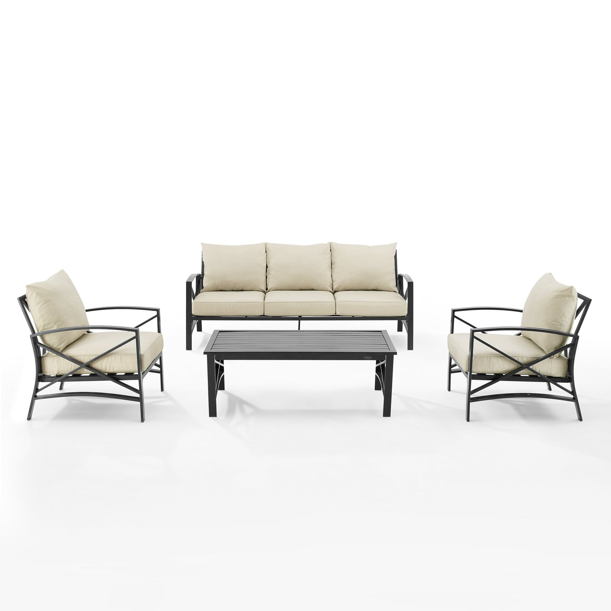 4 - Piece Metal Outdoor Sofa Set - From Where - 