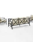 4 - Piece Metal Outdoor Sofa Set - From Where - 