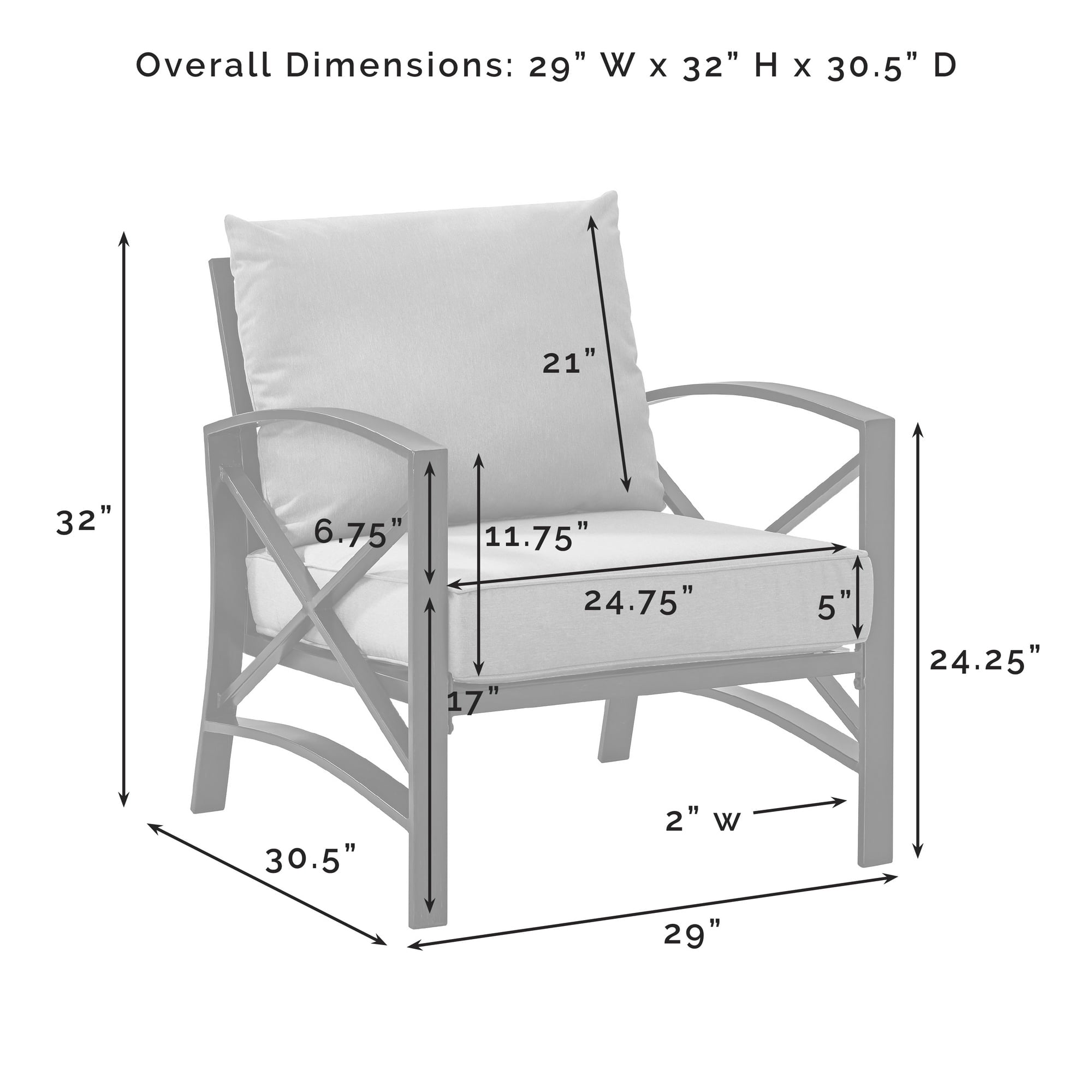 4 - Piece Metal Outdoor Sofa Set - From Where - 