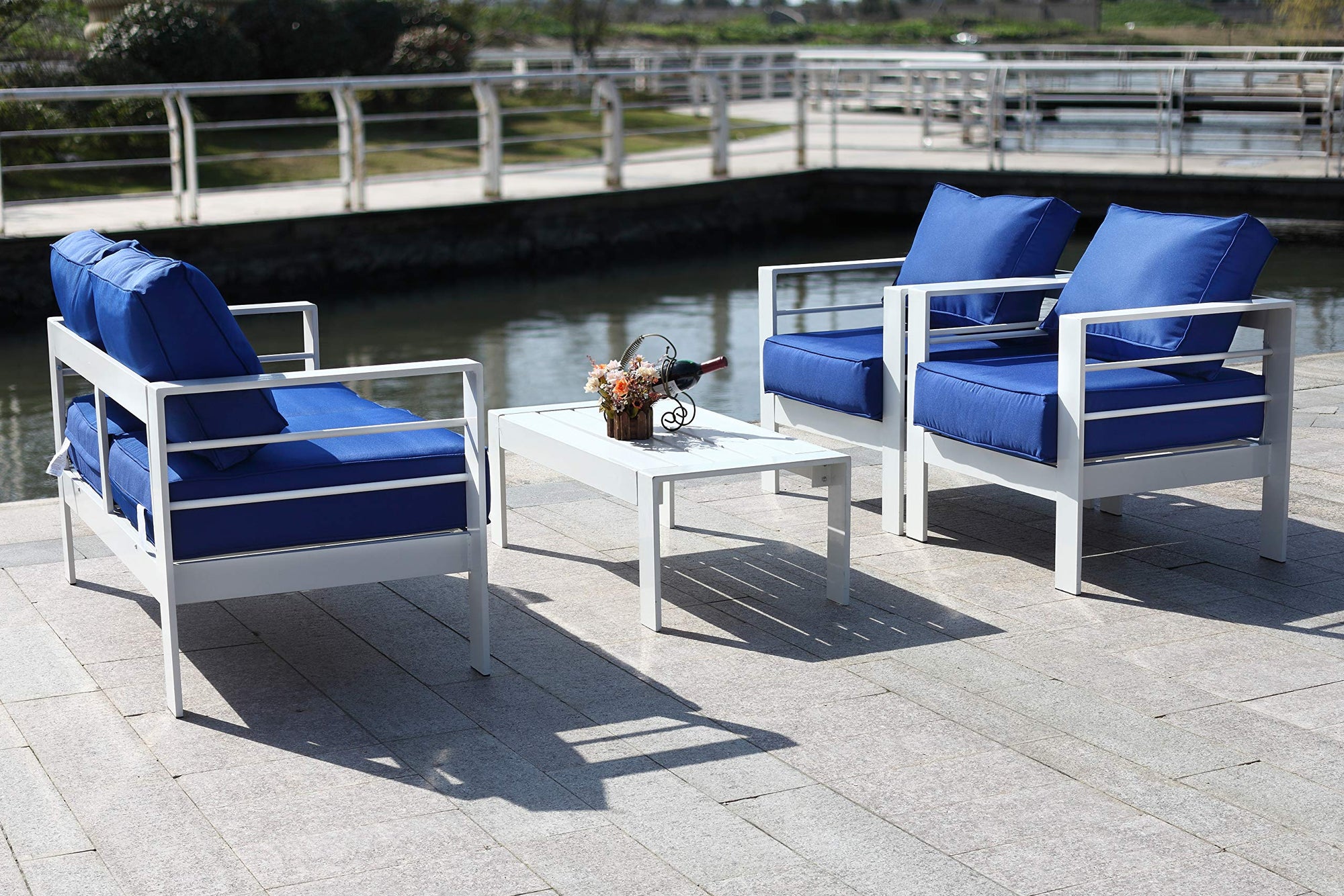 4 - Piece Outdoor Living Set - From Where - 