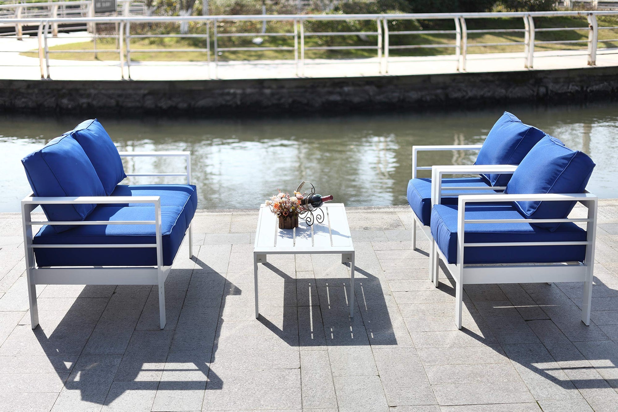 4 - Piece Outdoor Living Set - From Where - 