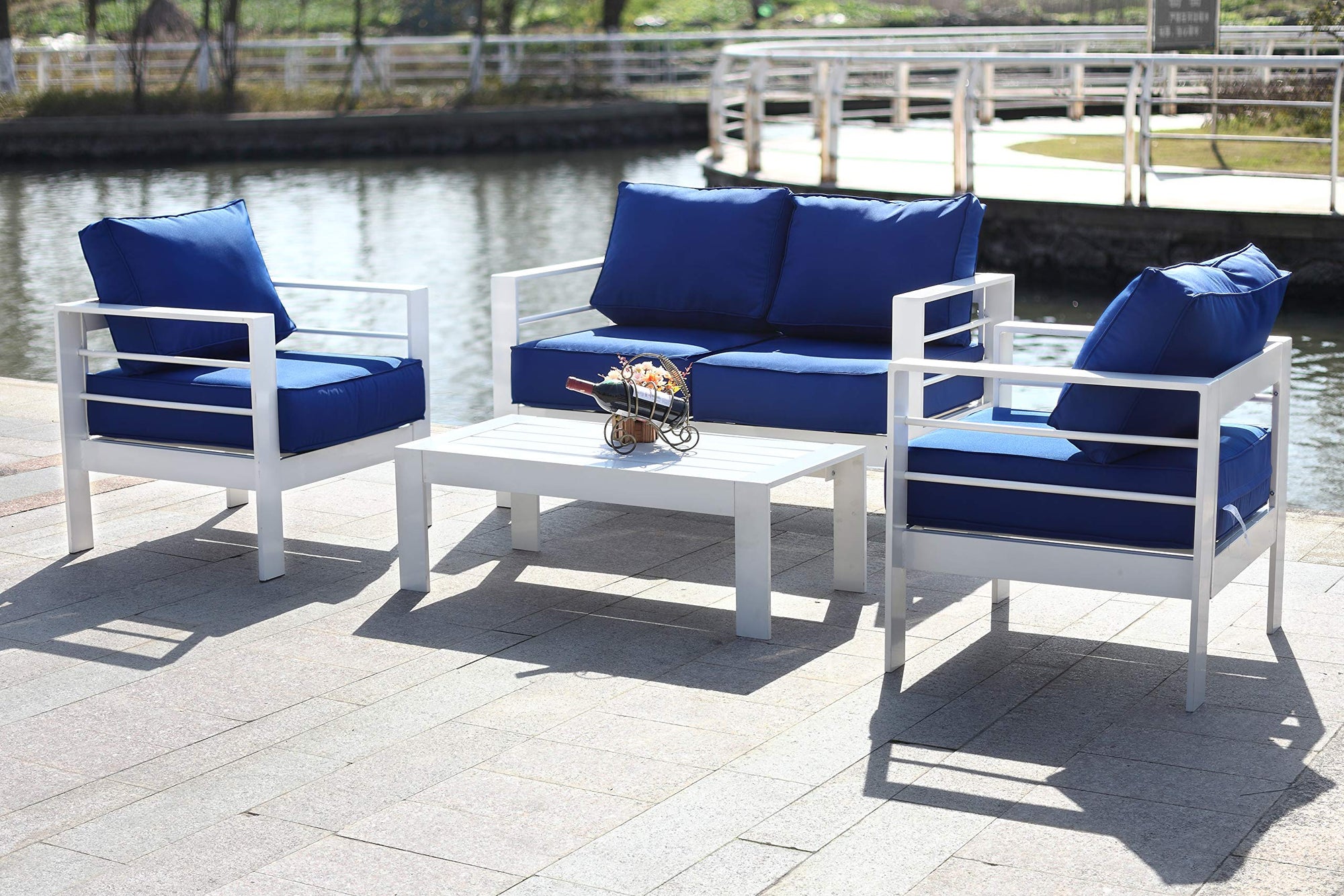 4 - Piece Outdoor Living Set - From Where - 