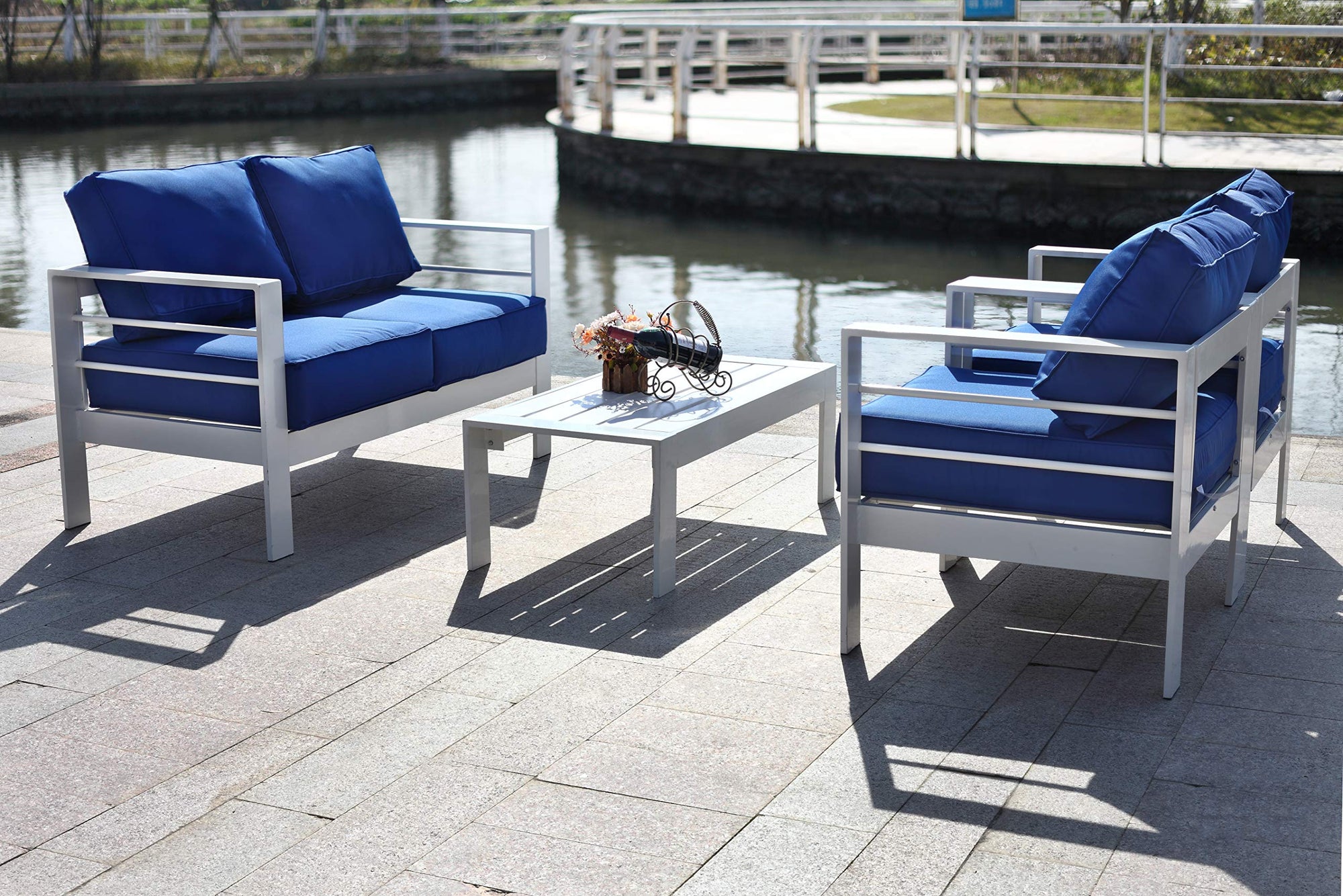 4 - Piece Outdoor Living Set - From Where - 